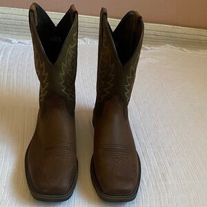 ARIAT Brown Leather Cowboy Boots